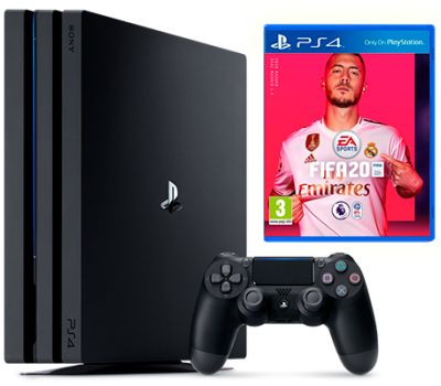 PlayStation 4 Pro 1TB Black + FIFA 20